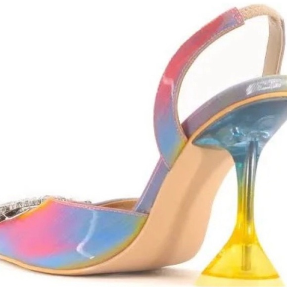 COPY - BRAND NEW IN BOX - Cape Robbin Embellished Slingback Pumps - Picture 6 of 6